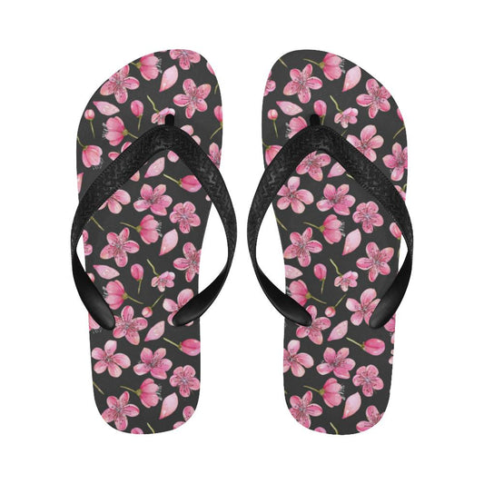 Apple blossom Pattern Print Design AB03 Flip Flops-JorJune