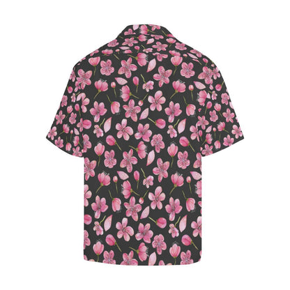 Apple blossom Pattern Print Design AB03 Men Hawaiian Shirt-JorJune