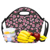 Apple blossom Pattern Print Design AB03 Neoprene Lunch Bag-JorJune