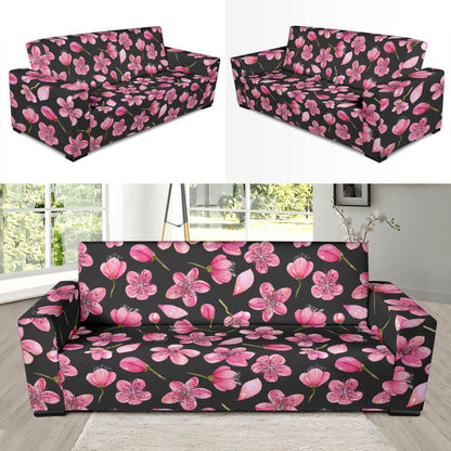Apple blossom Pattern Print Design AB03 Sofa Slipcover-JORJUNE.COM