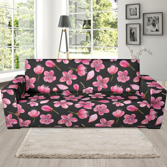 Apple blossom Pattern Print Design AB03 Sofa Slipcover-JORJUNE.COM