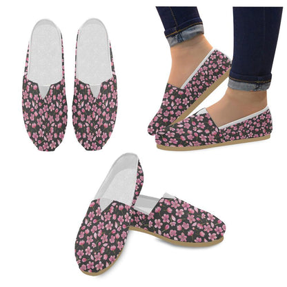 Apple blossom Pattern Print Design AB03 Women Casual Shoes-JorJune.com