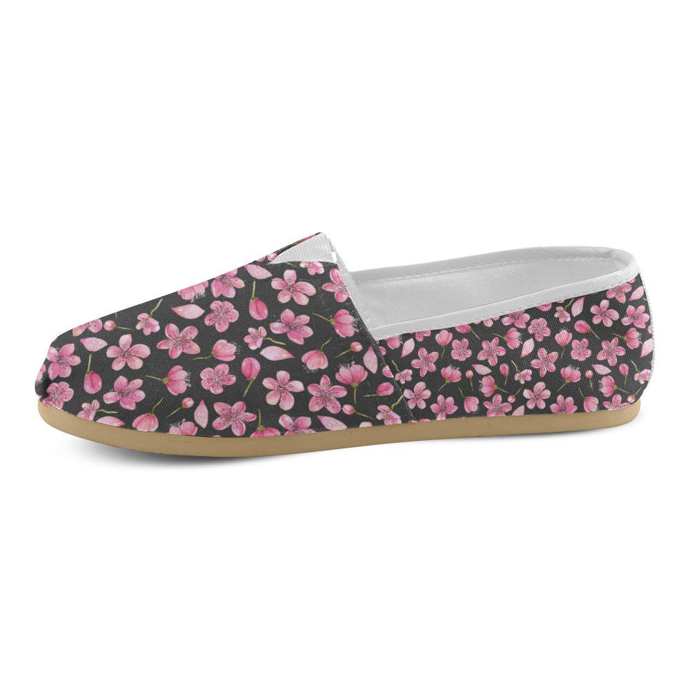 Apple blossom Pattern Print Design AB03 Women Casual Shoes-JorJune.com