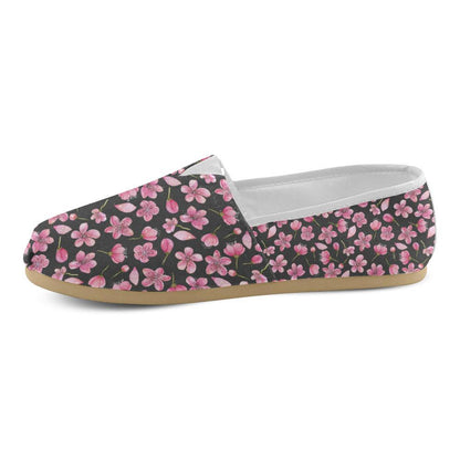 Apple blossom Pattern Print Design AB03 Women Casual Shoes-JorJune.com