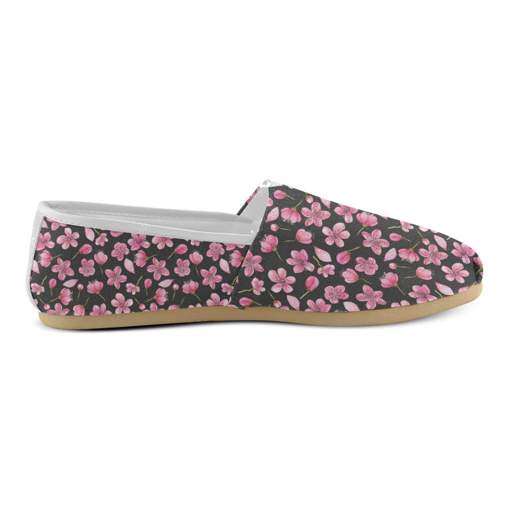 Apple blossom Pattern Print Design AB03 Women Casual Shoes-JorJune.com