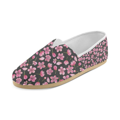 Apple blossom Pattern Print Design AB03 Women Casual Shoes-JorJune.com