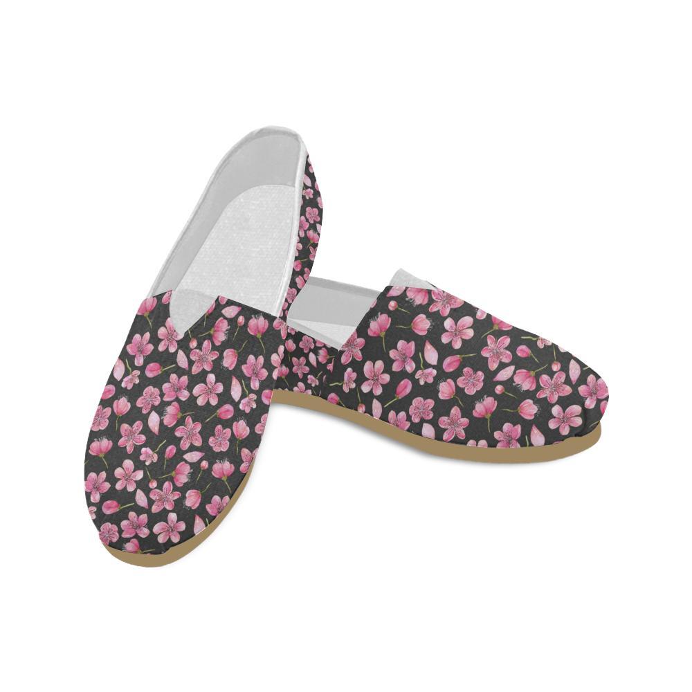 Apple blossom Pattern Print Design AB03 Women Casual Shoes-JorJune.com