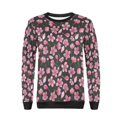 Apple blossom Pattern Print Design AB03 Women Long Sleeve Sweatshirt-JorJune