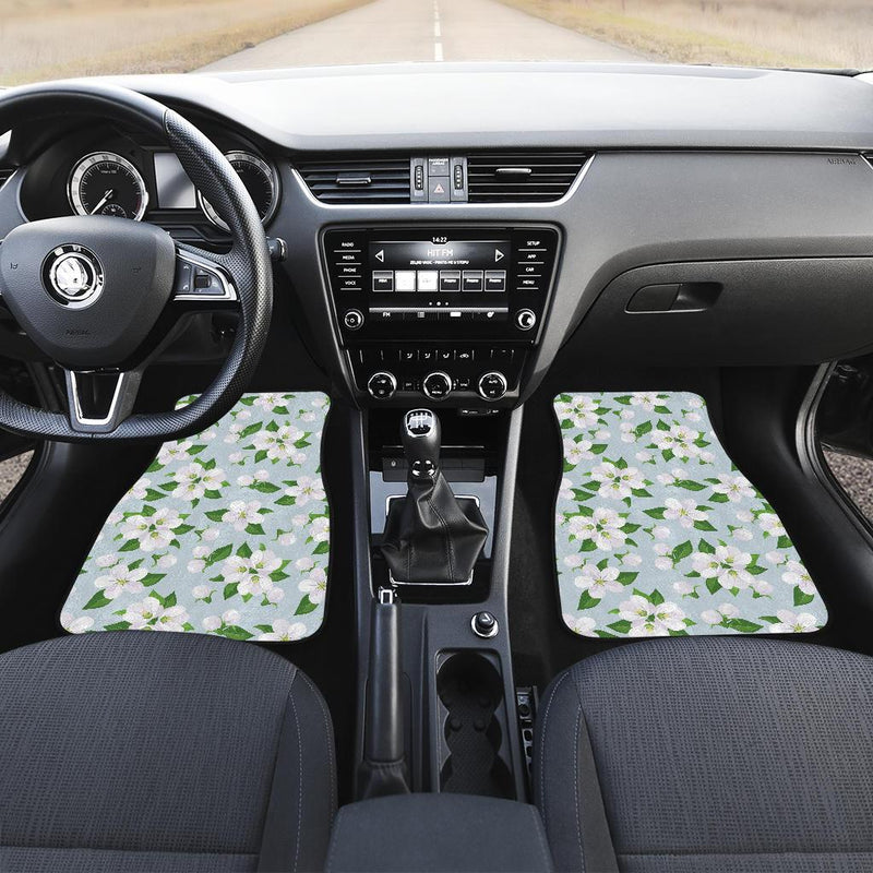 Apple Blossom Pattern Print Design AB04 Car Floor Mats-JorJune