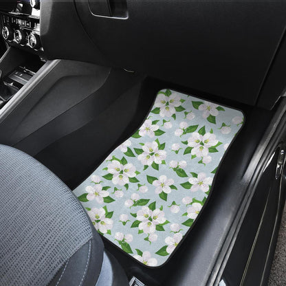 Apple Blossom Pattern Print Design AB04 Car Floor Mats-JorJune