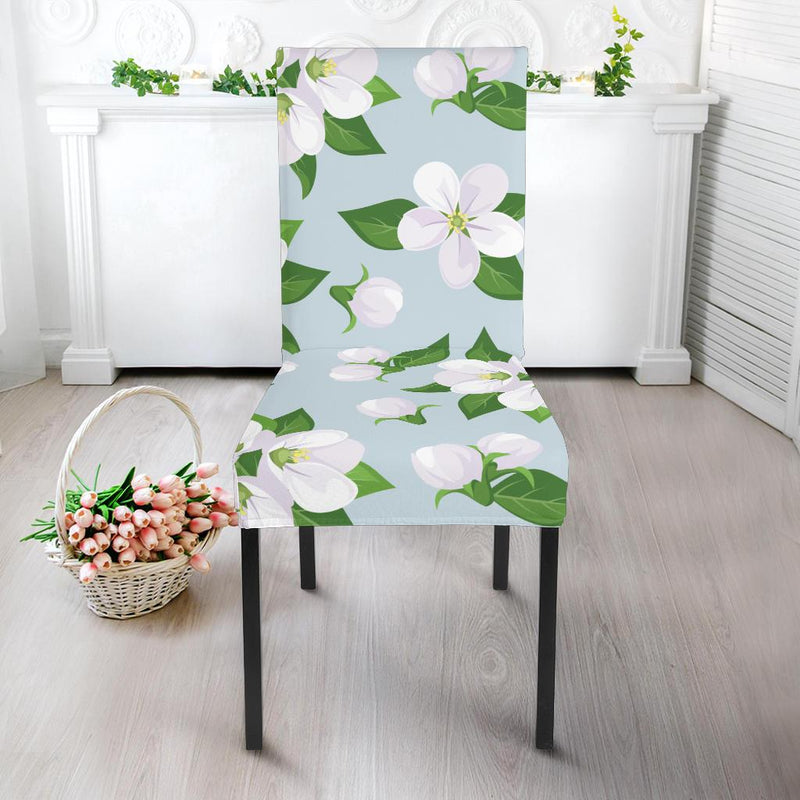 Apple blossom Pattern Print Design AB04 Dining Chair Slipcover-JORJUNE.COM