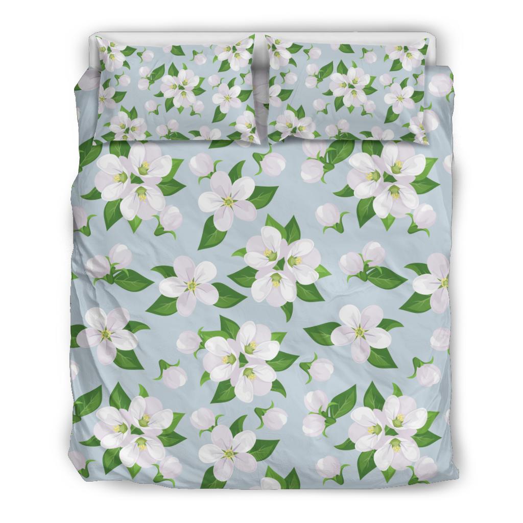 Apple Blossom Pattern Print Design AB04 Duvet Cover Bedding Set-JORJUNE.COM