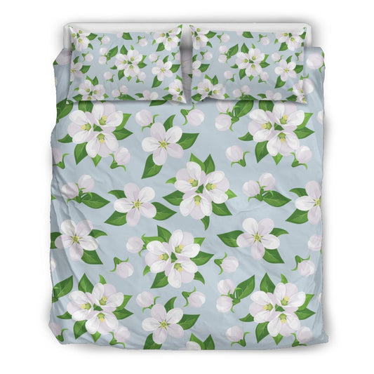 Apple Blossom Pattern Print Design AB04 Duvet Cover Bedding Set-JORJUNE.COM