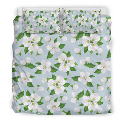 Apple Blossom Pattern Print Design AB04 Duvet Cover Bedding Set-JORJUNE.COM