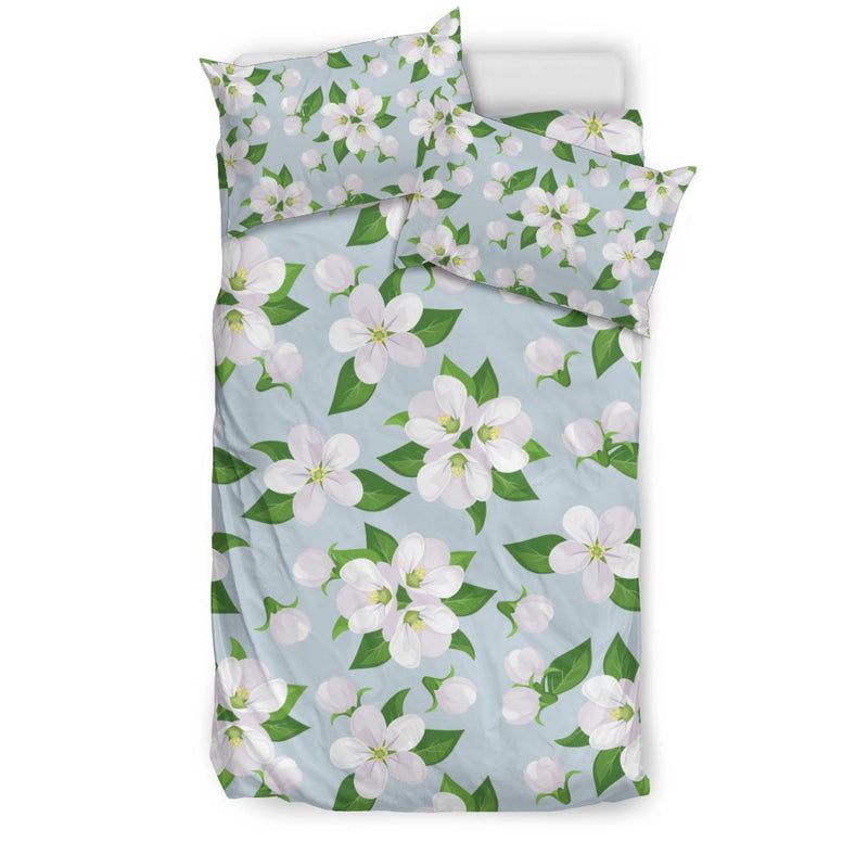 Apple Blossom Pattern Print Design AB04 Duvet Cover Bedding Set-JORJUNE.COM