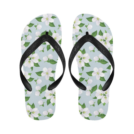 Apple blossom Pattern Print Design AB04 Flip Flops-JorJune