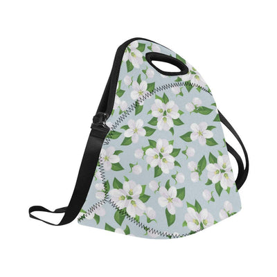 Apple blossom Pattern Print Design AB04 Neoprene Lunch Bag-JorJune