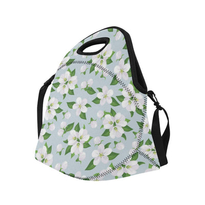 Apple blossom Pattern Print Design AB04 Neoprene Lunch Bag-JorJune