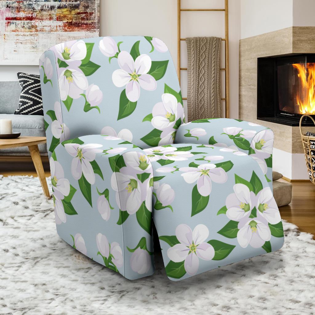 Apple blossom Pattern Print Design AB04 Recliner Slipcover-JORJUNE.COM