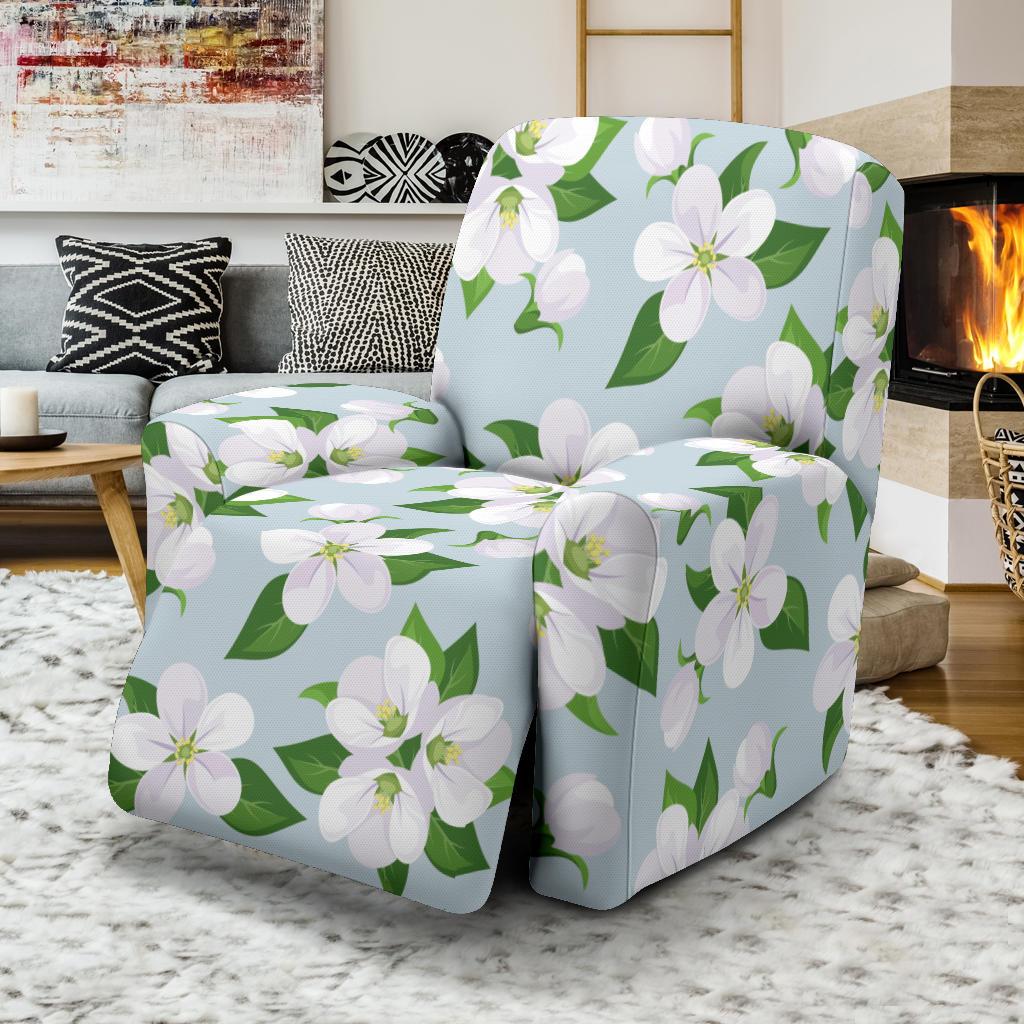 Apple blossom Pattern Print Design AB04 Recliner Slipcover-JORJUNE.COM