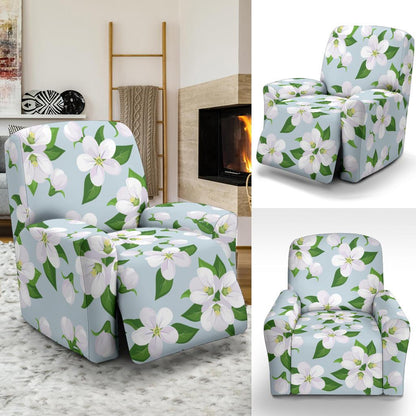 Apple blossom Pattern Print Design AB04 Recliner Slipcover-JORJUNE.COM