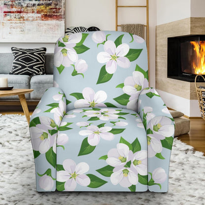 Apple blossom Pattern Print Design AB04 Recliner Slipcover-JORJUNE.COM
