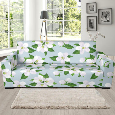 Apple blossom Pattern Print Design AB04 Sofa Slipcover-JORJUNE.COM