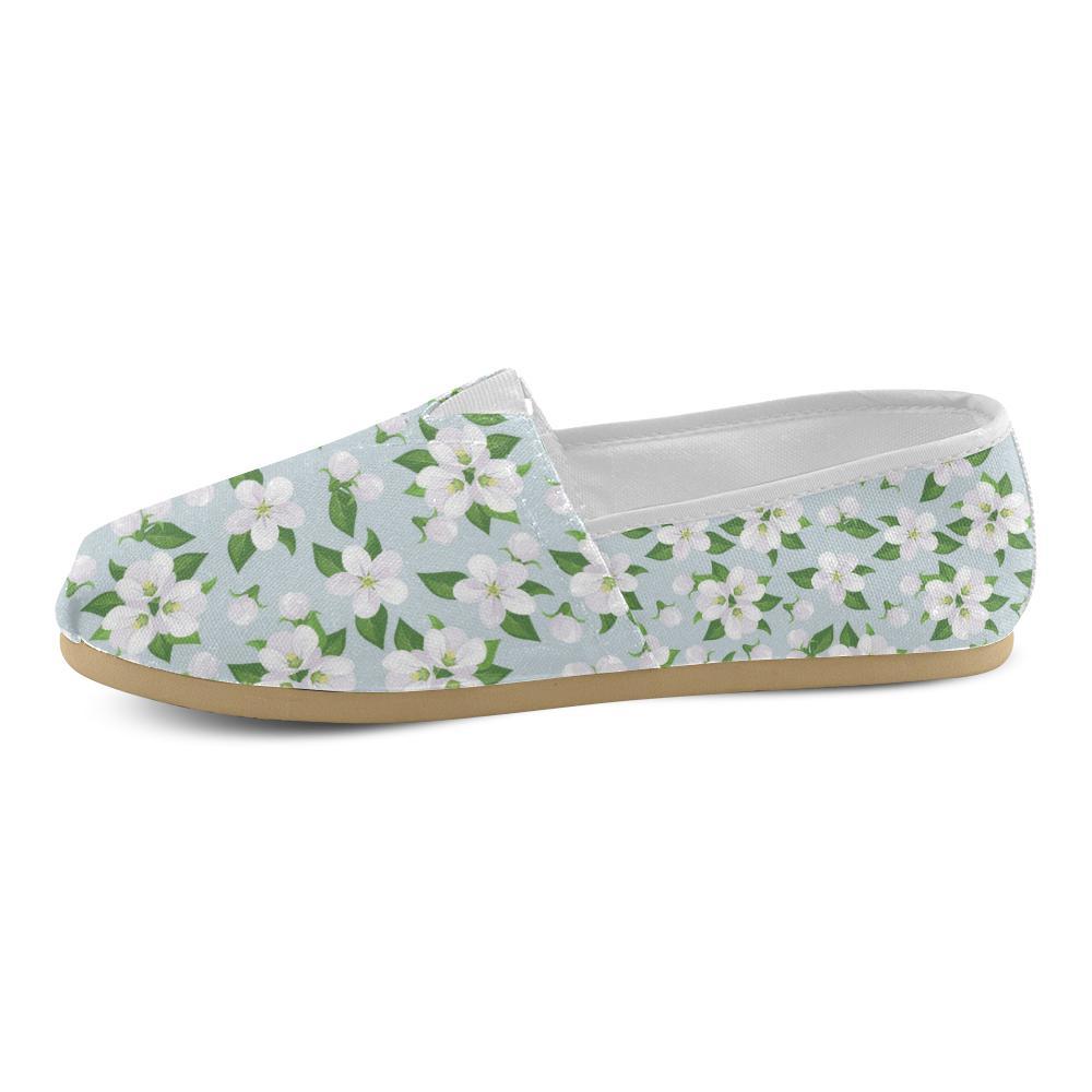 Apple blossom Pattern Print Design AB04 Women Casual Shoes-JorJune.com