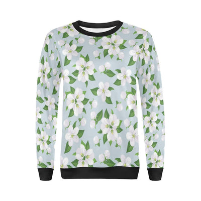 Apple blossom Pattern Print Design AB04 Women Long Sleeve Sweatshirt-JorJune