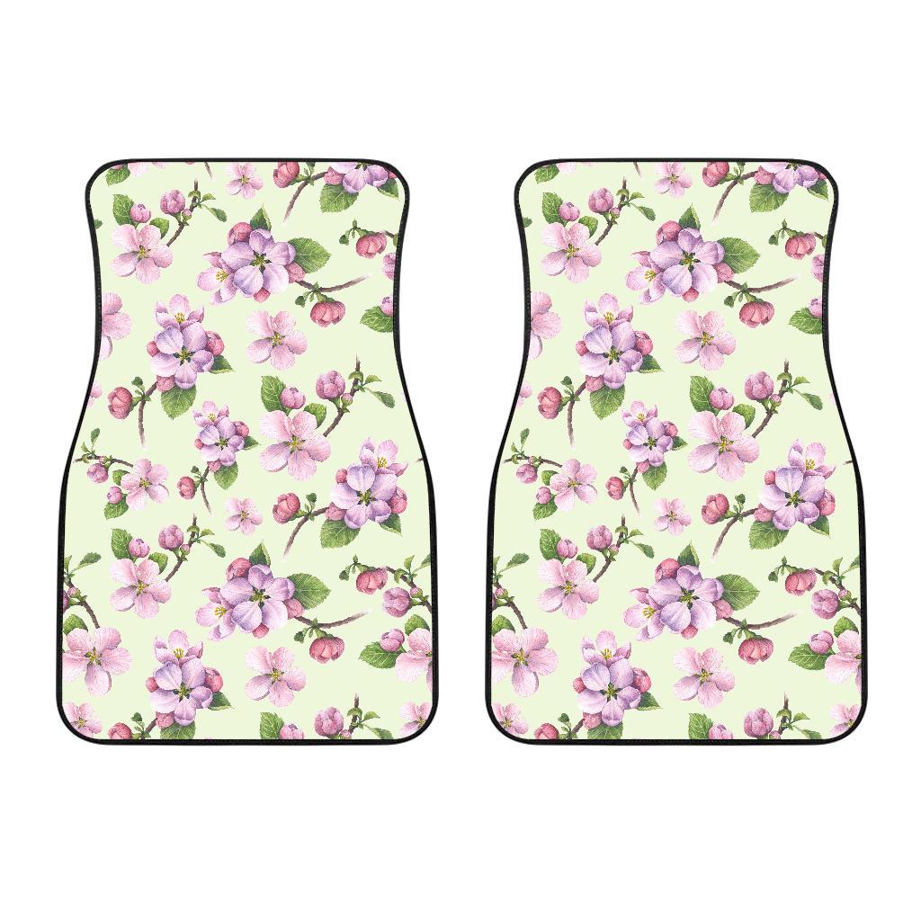 Apple Blossom Pattern Print Design AB05 Car Floor Mats-JorJune