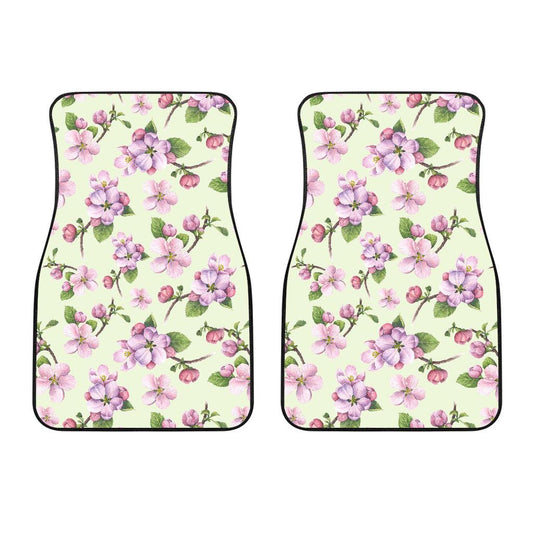 Apple Blossom Pattern Print Design AB05 Car Floor Mats-JorJune