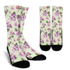 Apple blossom Pattern Print Design AB05 Crew Socks-JORJUNE.COM