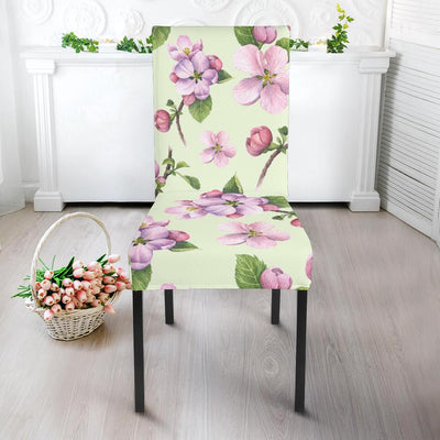 Apple blossom Pattern Print Design AB05 Dining Chair Slipcover-JORJUNE.COM