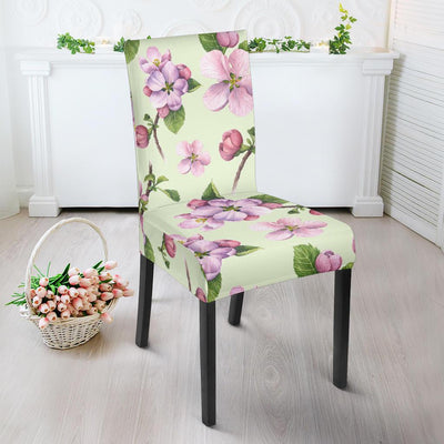 Apple blossom Pattern Print Design AB05 Dining Chair Slipcover-JORJUNE.COM