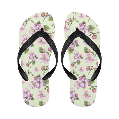 Apple blossom Pattern Print Design AB05 Flip Flops-JorJune