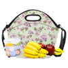 Apple blossom Pattern Print Design AB05 Neoprene Lunch Bag-JorJune