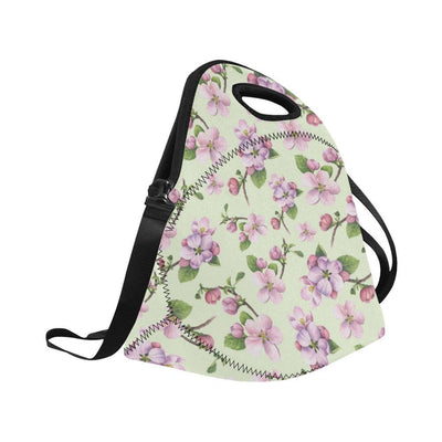 Apple blossom Pattern Print Design AB05 Neoprene Lunch Bag-JorJune