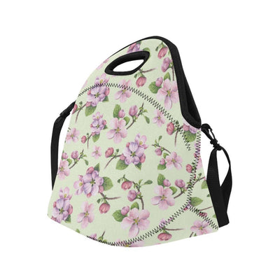 Apple blossom Pattern Print Design AB05 Neoprene Lunch Bag-JorJune