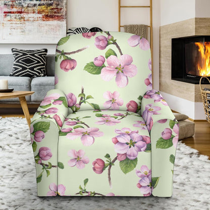 Apple blossom Pattern Print Design AB05 Recliner Slipcover-JORJUNE.COM