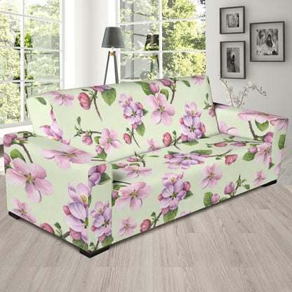 Apple blossom Pattern Print Design AB05 Sofa Slipcover-JORJUNE.COM