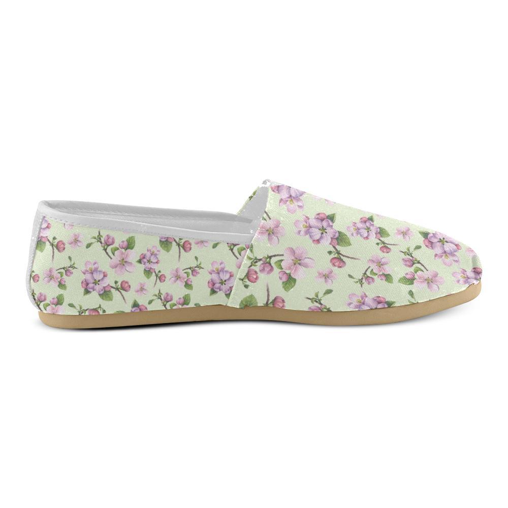 Apple blossom Pattern Print Design AB05 Women Casual Shoes-JorJune.com