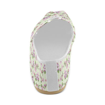 Apple blossom Pattern Print Design AB05 Women Casual Shoes-JorJune.com
