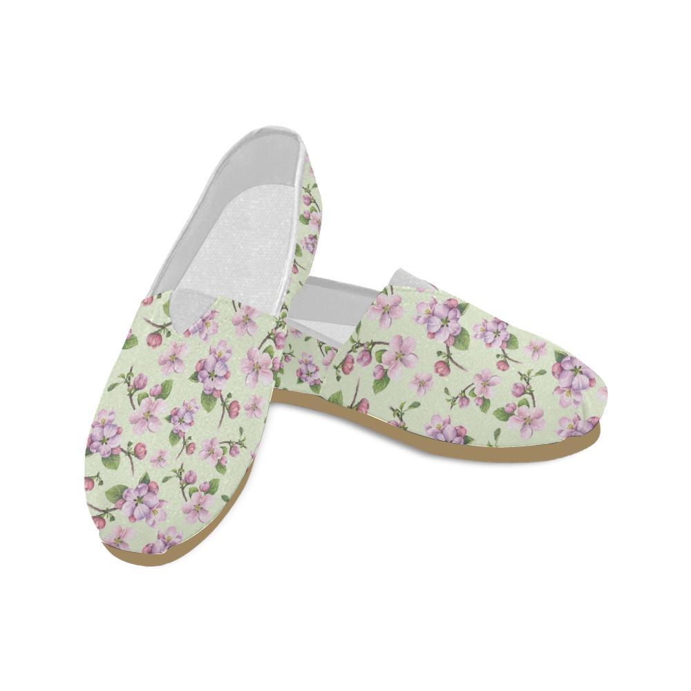 Apple blossom Pattern Print Design AB05 Women Casual Shoes-JorJune.com