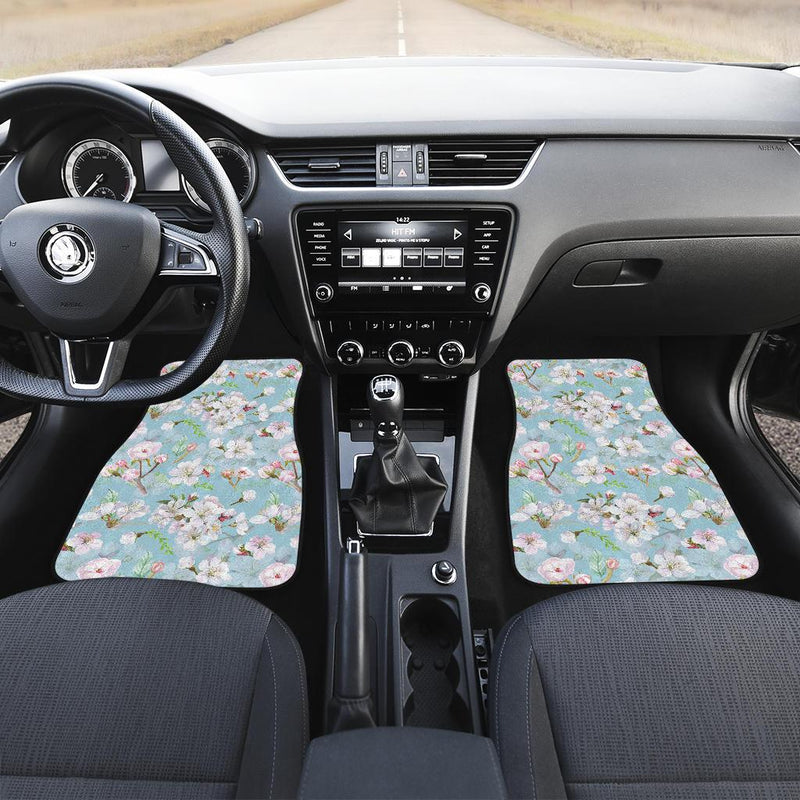 Apple Blossom Pattern Print Design AB06 Car Floor Mats-JorJune