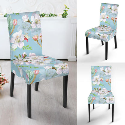 Apple blossom Pattern Print Design AB06 Dining Chair Slipcover-JORJUNE.COM