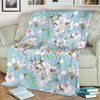 Apple blossom Pattern Print Design AB06 Fleece Blankete