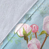 Apple blossom Pattern Print Design AB06 Fleece Blankete