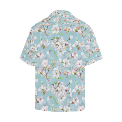 Apple blossom Pattern Print Design AB06 Men Hawaiian Shirt-JorJune