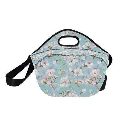 Apple blossom Pattern Print Design AB06 Neoprene Lunch Bag-JorJune