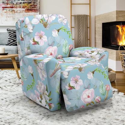 Apple blossom Pattern Print Design AB06 Recliner Slipcover-JORJUNE.COM